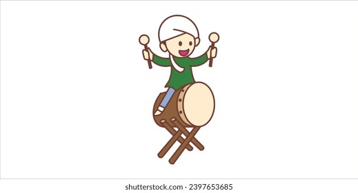 muslim cartoon vector icon art