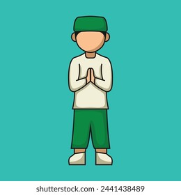 Muslim Character Vector Design Collection