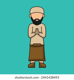 Muslim Character Vector Design Collection