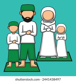 Muslim Character Vector Design Collection