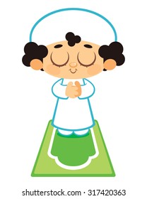 Muslim Child Praying