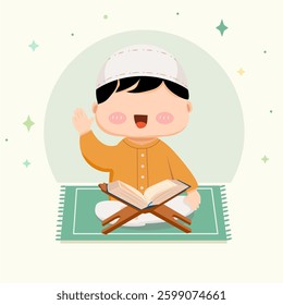 Muslim children recite the Quran
