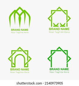 Muslim. a collection of Islamic nuanced company logo designs. a logo design inspiration