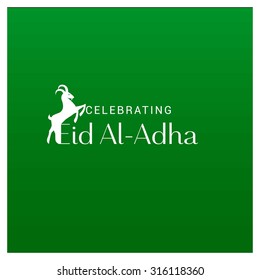 Muslim community festival Eid-Ul-Adha Mubarak celebrations greeting card design. Arabic Islamic calligraphy of text Eid-Ul-Adha. vector illustration