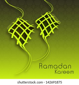 Muslim community holy month Ramadan Kareem background.