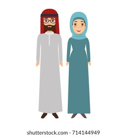 muslim couple avatars characters