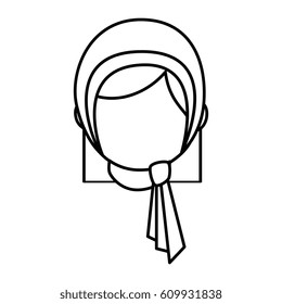 muslim cute woman ethnicity character