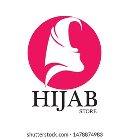 MUSLIM FASHION LOGO TEMPLATE AND ICON