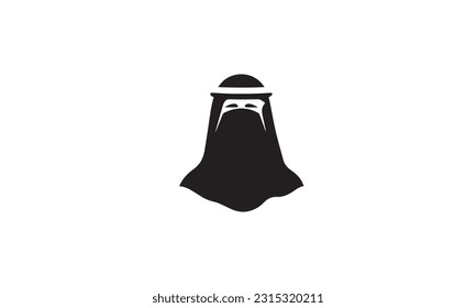 Muslim Hijab logo vector design