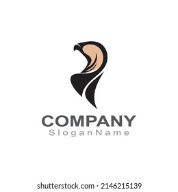 Muslim hijab woman Logo template vector illustration design
