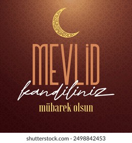 Muslim holiday, feast. Religious day mawlid al-nabi. (Turkish: Mevlid kandili.)