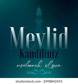 Muslim holiday, feast. Religious day mawlid al-nabi. (Turkish: Mevlid kandili.)