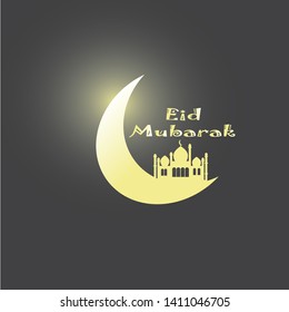 muslim holiday vector, can be used for eid cards and posters