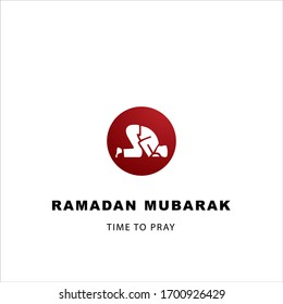 Muslim icon during Ramadan vector