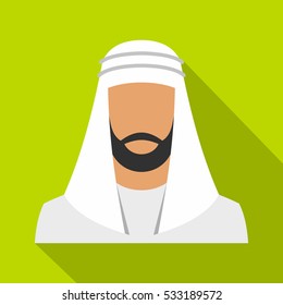 Muslim icon. Flat illustration of muslim vector icon for web