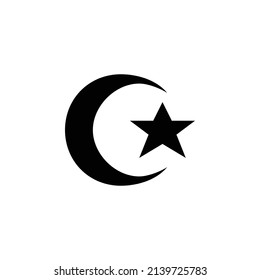 muslim icon. Flat style design isolated on white background.