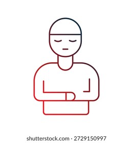 Icono musulmán con fondo blanco Vector Ilustración de stock