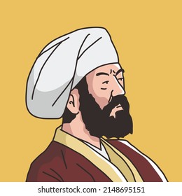 Muslim Illustration Of Imam Hanafi Abu Hanifa The Greatest Legal Scholars Of Islamic Law