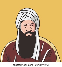 Muslim Illustration Of Imam Hanbali The Greatest Legal Scholars Of Islamic Law