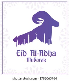 Banner del concepto islámico islámico eid al adha mubarak Concepto islámico eid-al-adha para feliz Eid Al Adha Hermoso eid al adha bakrid festiv Qurban haid