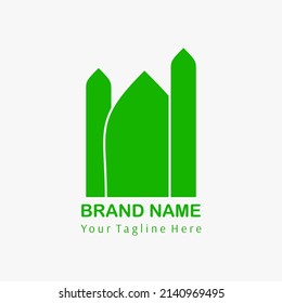Muslim. Islamic nuanced company logo design. a logo design inspiration