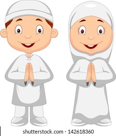 Muslim Kid Cartoon