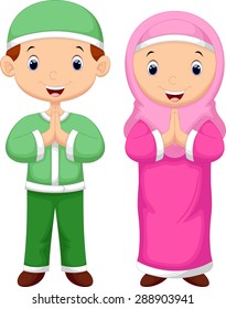 Muslim Kid Cartoon