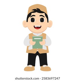 Muslim Kids Illustration Ramadan Theme