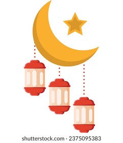 Muslim Light illustration vector icon which can easily modify or edit