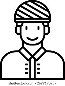 Muslim Line vector Icon Design