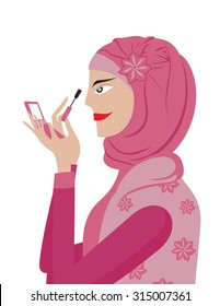 muslim make up eye shadow