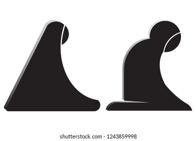 Muslim Male and Female praying vector