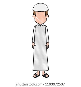 Muslim man avatar character