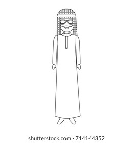 muslim man avatar character