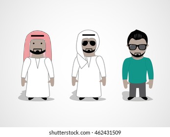 Muslim Man in different attires