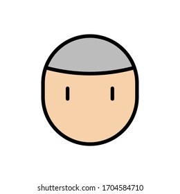 Muslim man Ramadan icon. Simple outline color vector elements of islam icons for ui and ux, website or mobile application