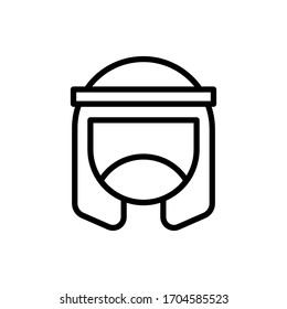 Muslim man Ramadan icon. Simple line vector elements of islam icons for ui and ux, website or mobile application