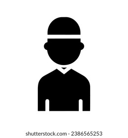 muslim man silhouette vector isolated