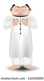 Muslim Men in Prayer
