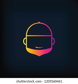Muslim Monoline Icon Vector Illustration Eps.10