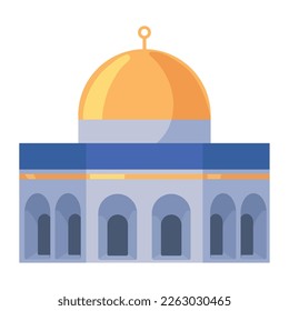 Moschee-blaue Fassade-Symbol