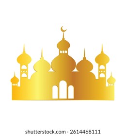Muslim Mosque Islamic Architecture Vector Illustration