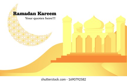 Muslim Mosque vector for ramadan