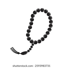 Muslim Prayer beads icon design