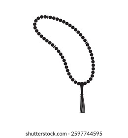 Muslim Prayer beads icon design