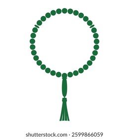 Muslim Prayer beads icon design