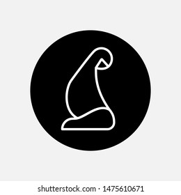 
Muslim Prayer Icon. Shalat Illustration : Islamic Worship, As Simple Vector Sign & Trendy Symbol for Design and  Religion Websites, Presentation or Application.