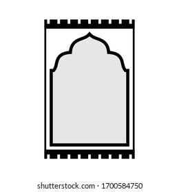 
Muslim prayer icon vector symbol for prayer