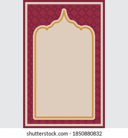 Muslim Prayer Rug islamic textile, ornamental mosque flooring