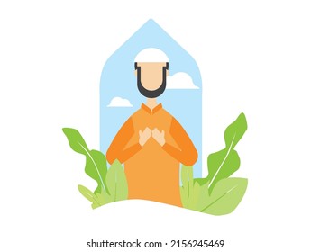 Muslim Prayers  pray  to Allah graphic of islamic